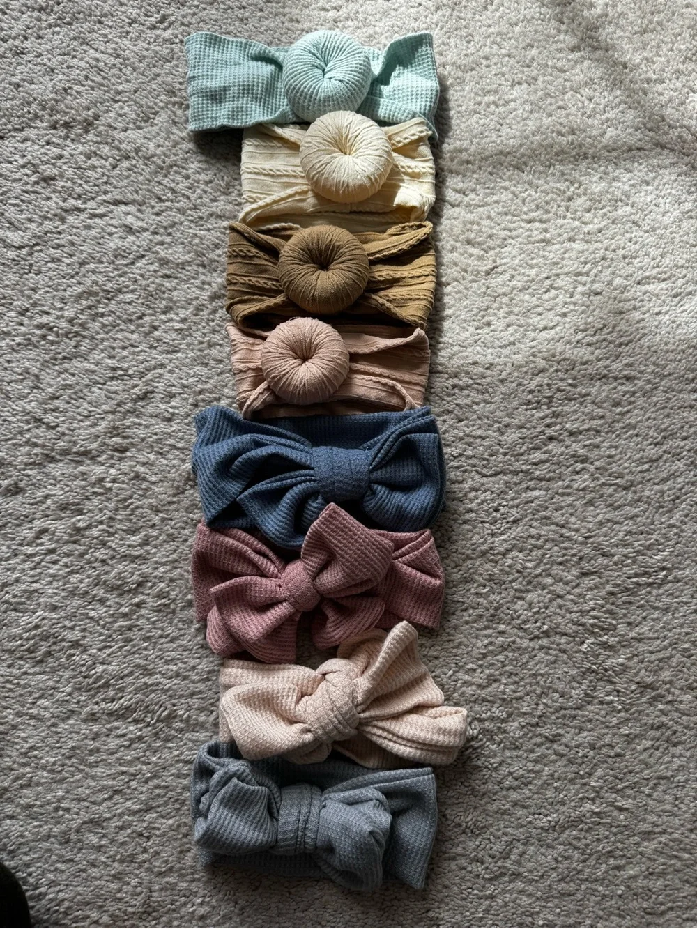 Kids Knotted Headband Set - Pastel Multi (8-Pack)